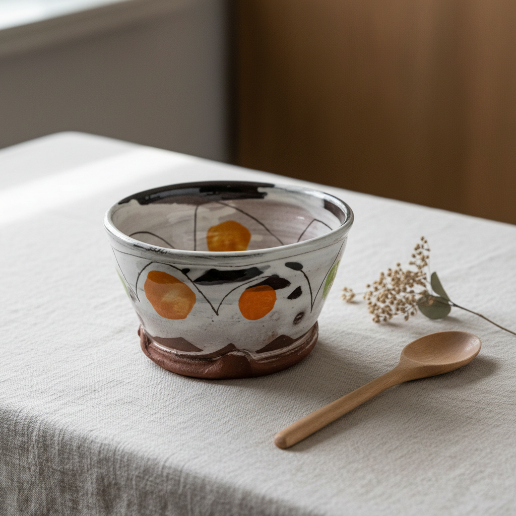Bowl – White · Glazed 场景图