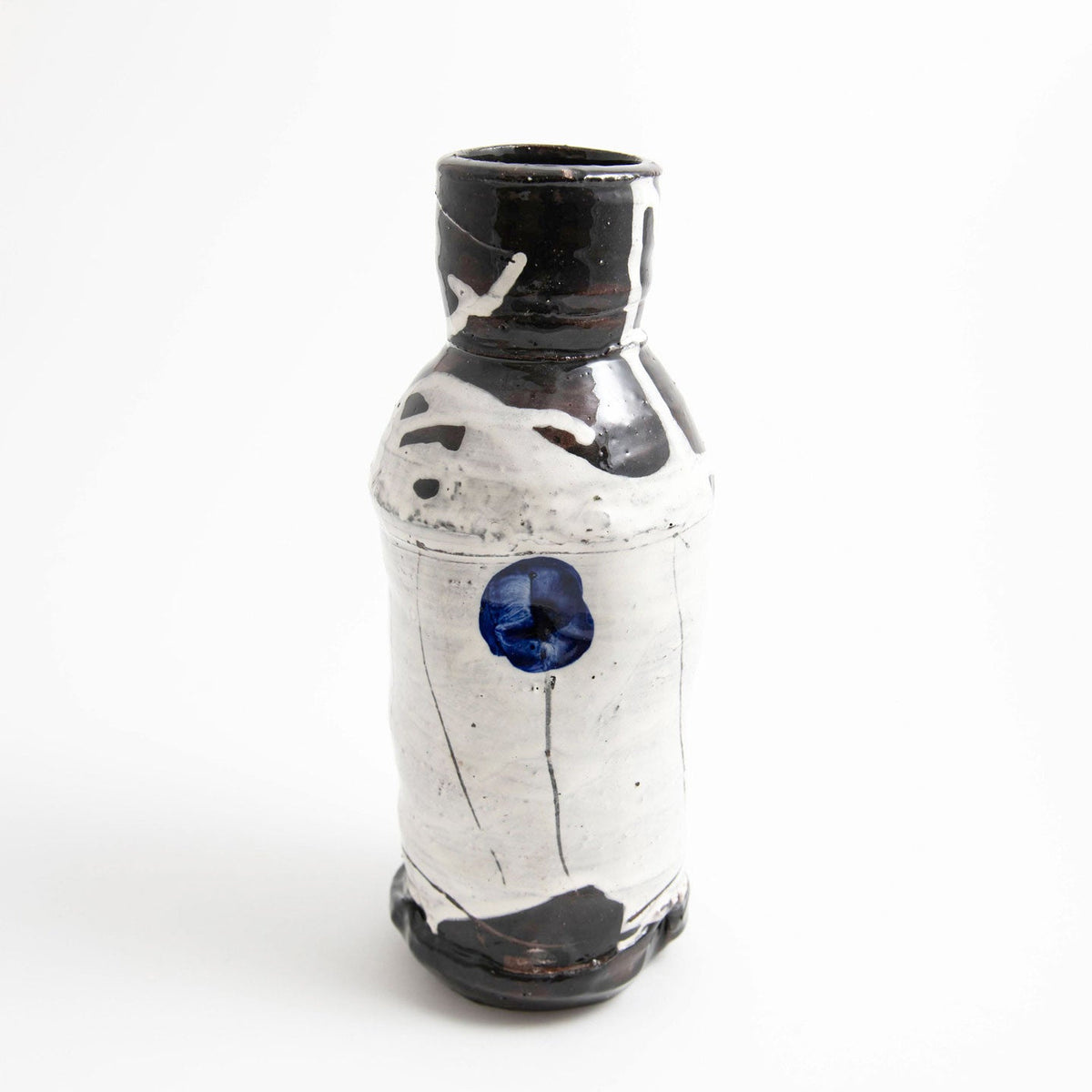 Petite Bouteille – Noir · Traces de Doigts ·
