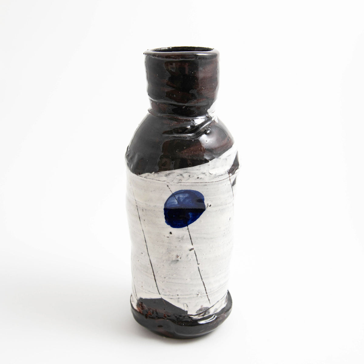 Petite Bouteille – Noir · Traces de Doigts ·