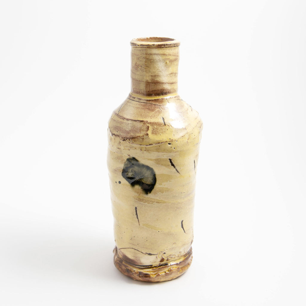 Petite bouteille – Jaune · Taches de doigts