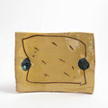 Petit plateau rectangulaire plat – Jaune · Sgraffito