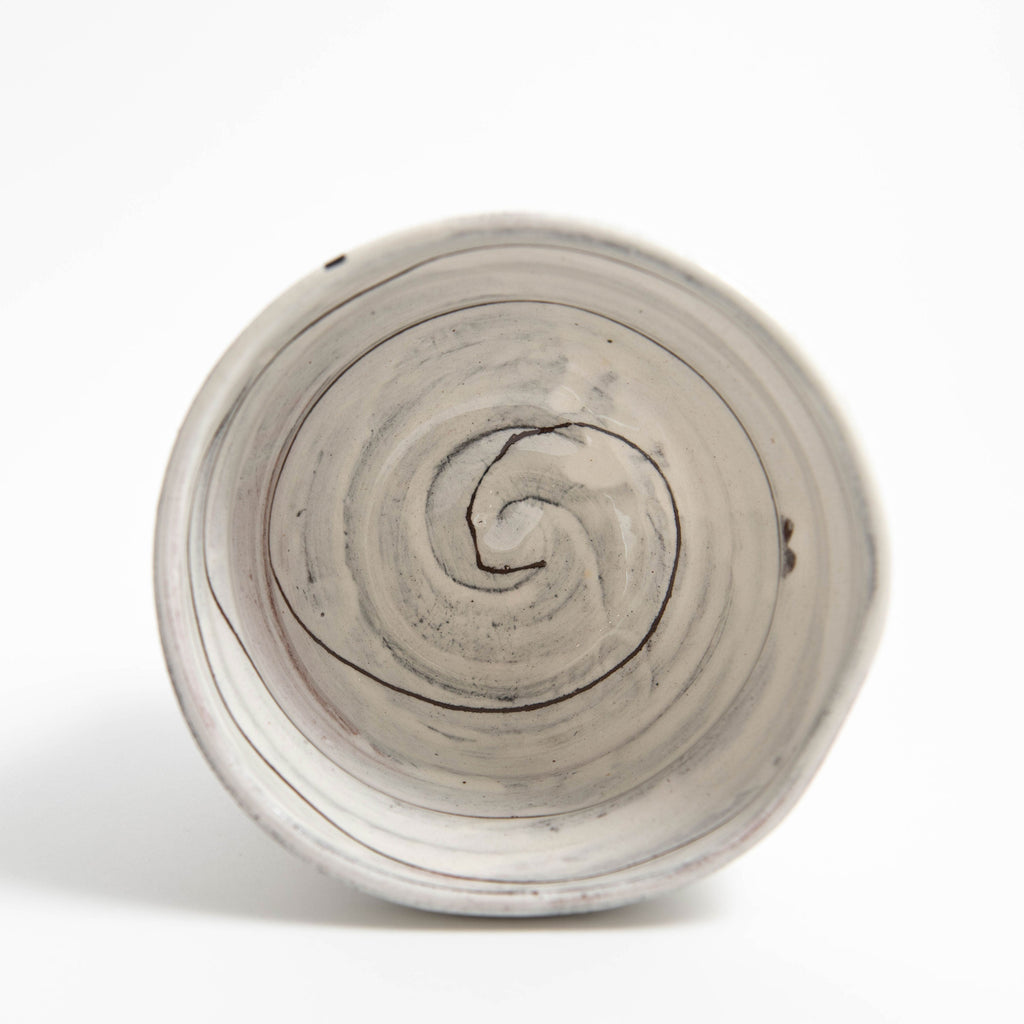 Bol moyen – Blanc · Sgraffito