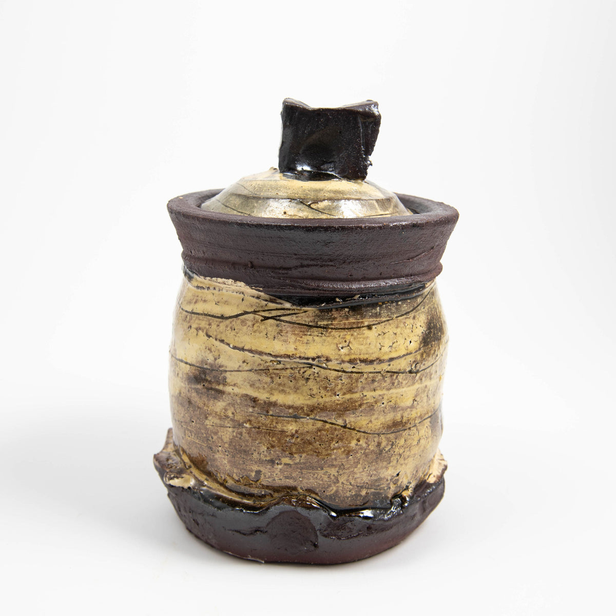 Petit pot à couvercle – Jaune