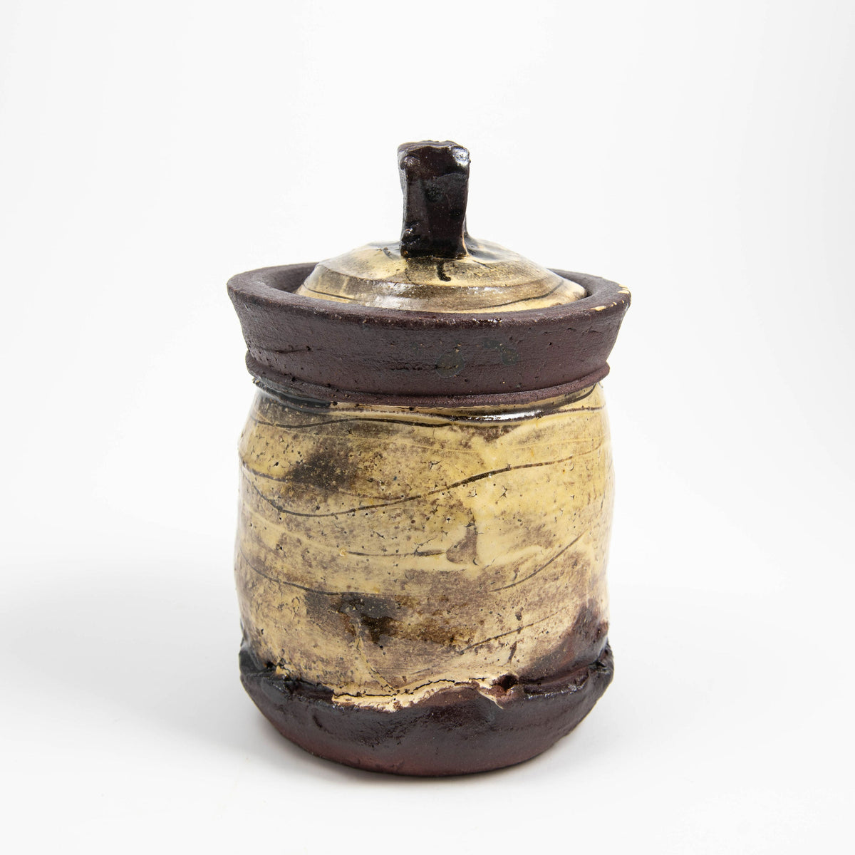 Petit pot à couvercle – Jaune
