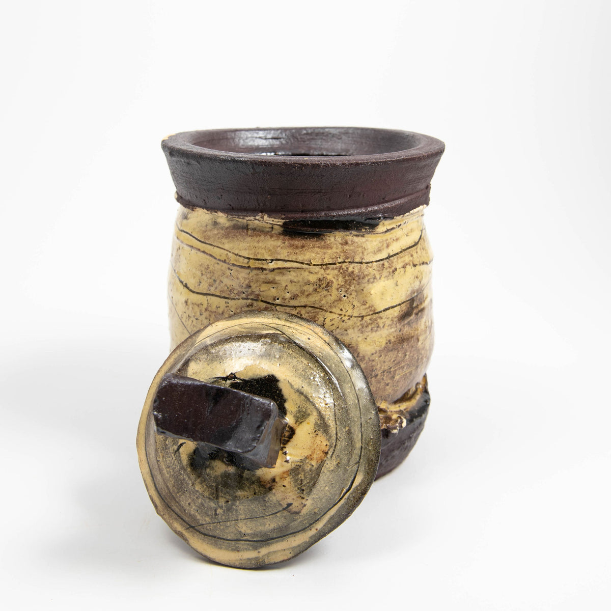 Petit pot à couvercle – Jaune