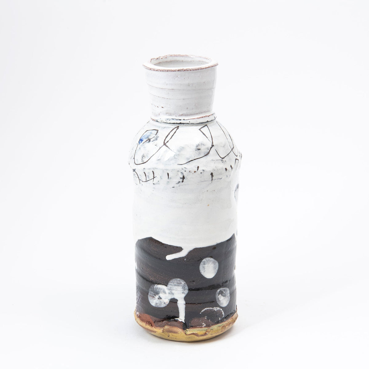 Petite Bouteille – Noir · Sgraffito