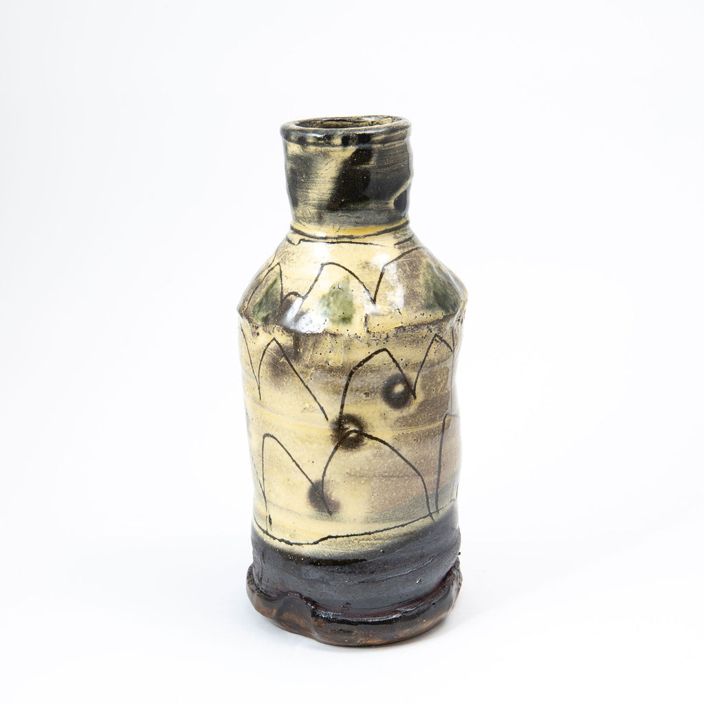 Bouteille moyenne – Noir · Sgraffite
