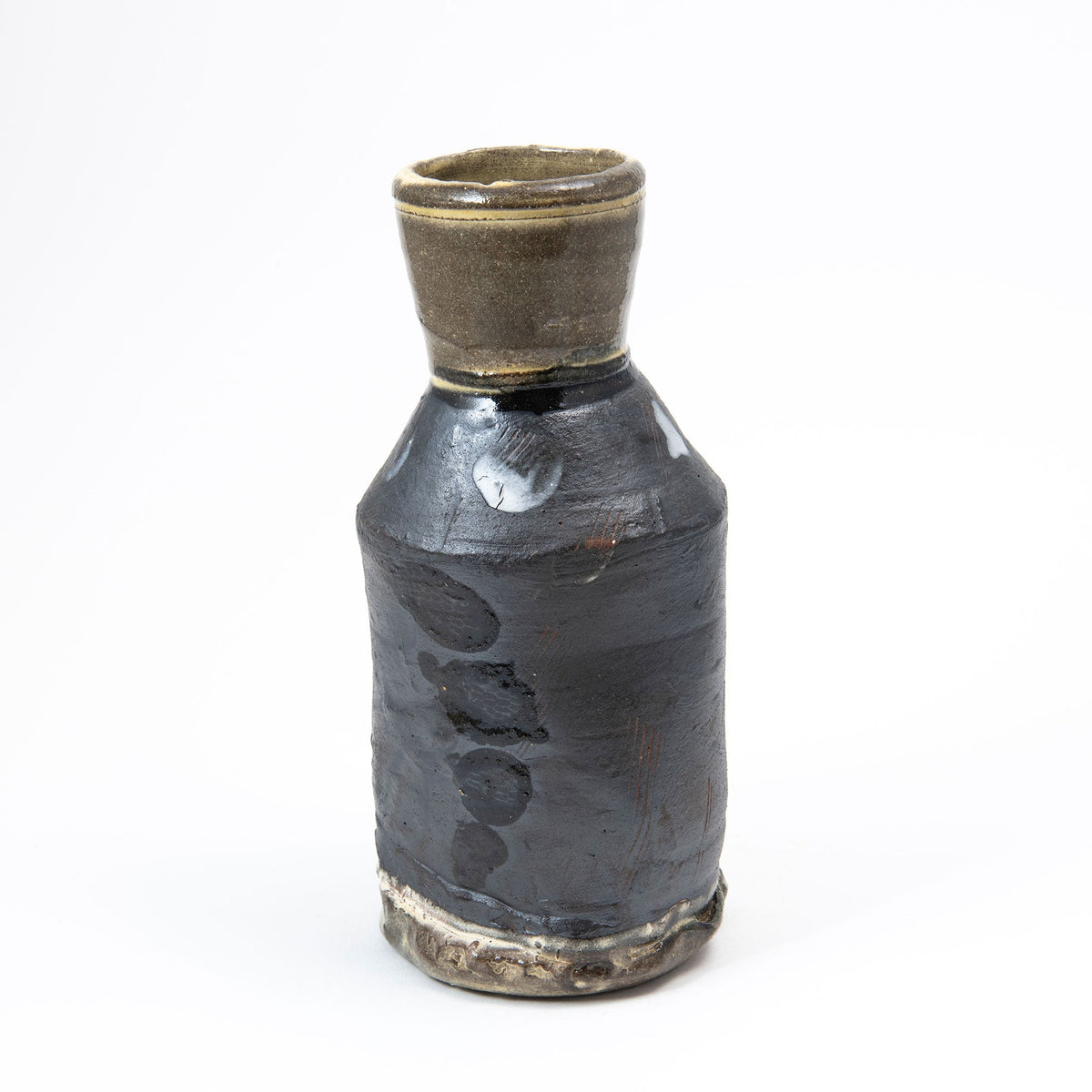 Petite Bouteille – Noire · Glaçure