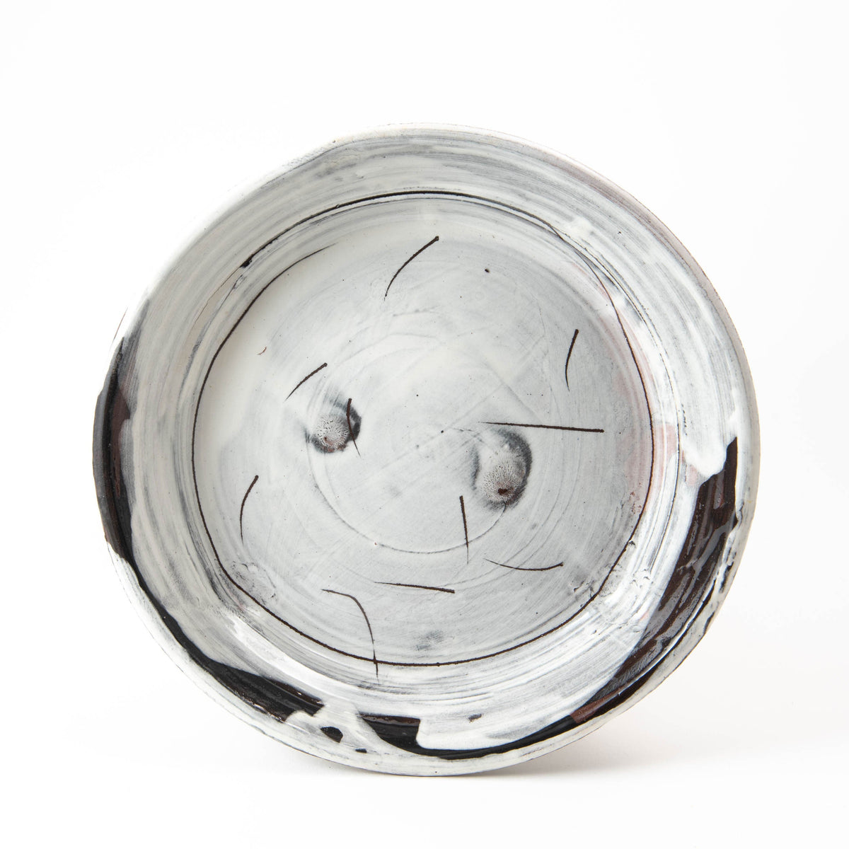 Assiette – Blanc · Sgraffite