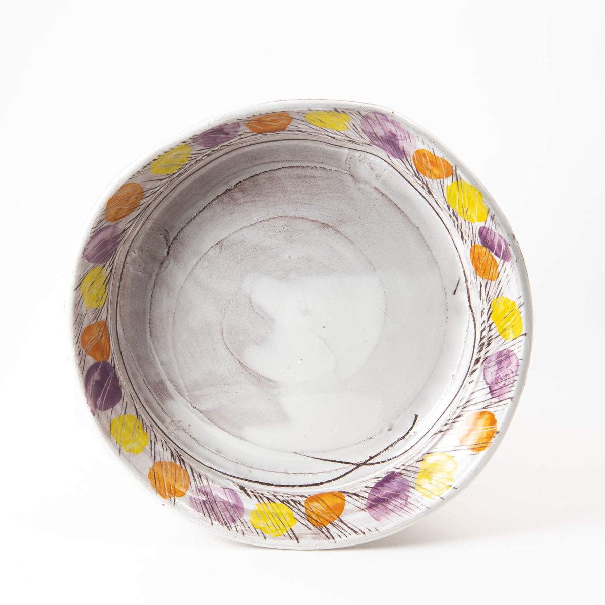 Assiette – Blanche · Traces de doigts
