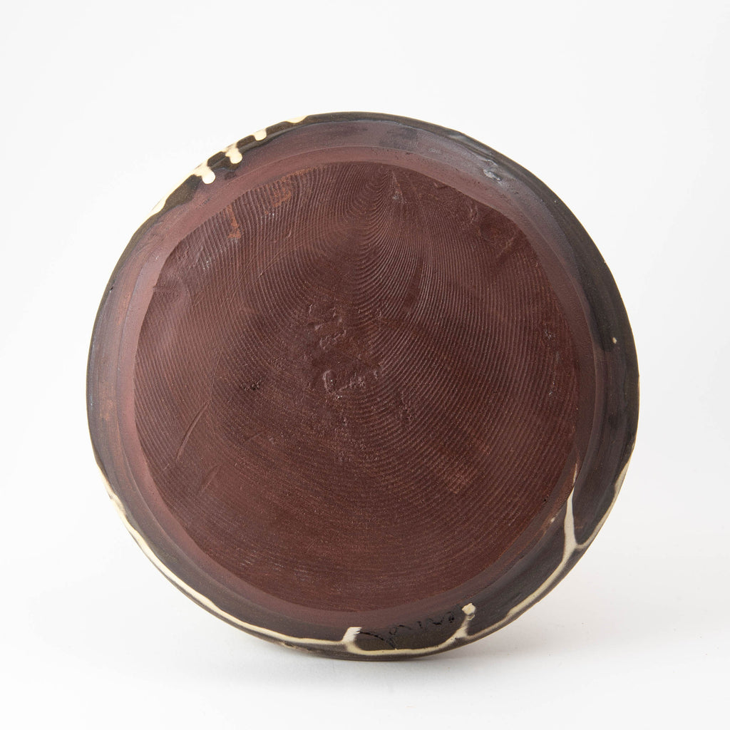 Assiette – Jaune · Empreintes de doigts