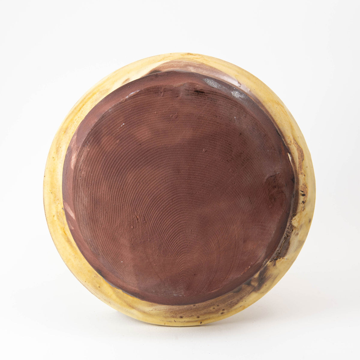 Assiette – Jaune · Sgraffite