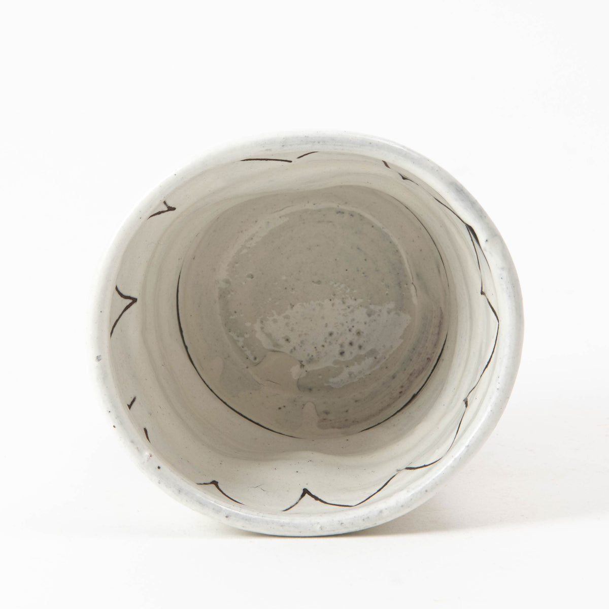 Bécher – Blanc · Sgraffite ·